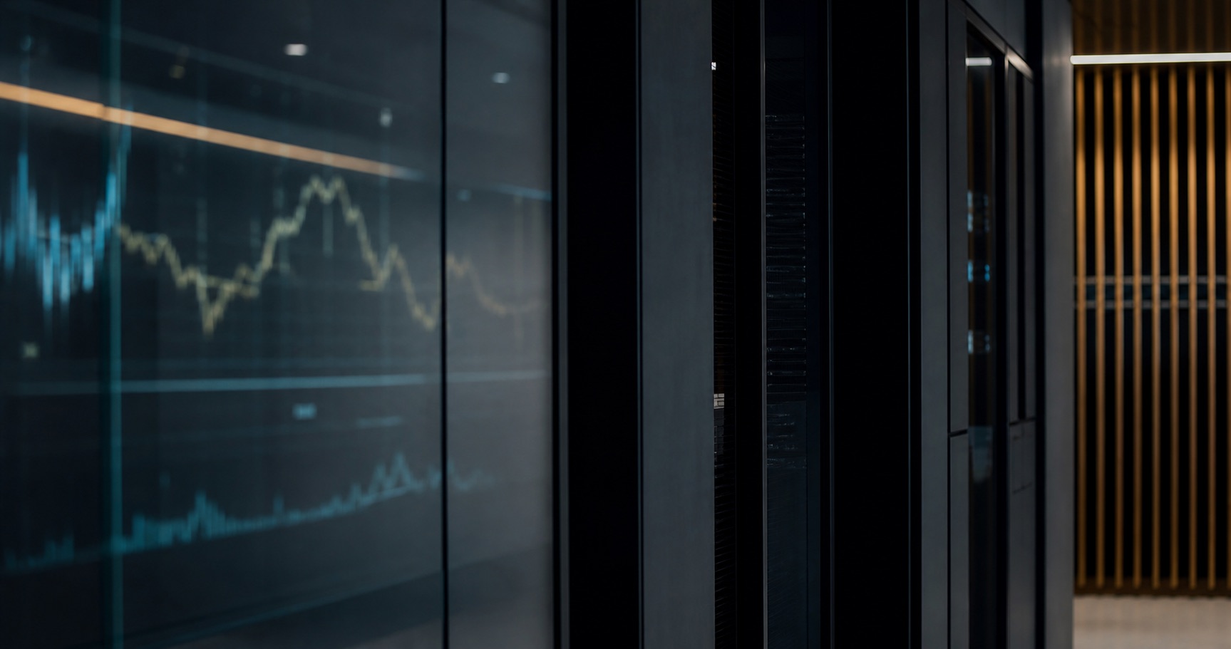 Analytical data reflected in a controlled operating environment